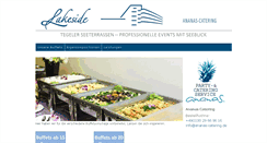 Desktop Screenshot of ananas-catering.de